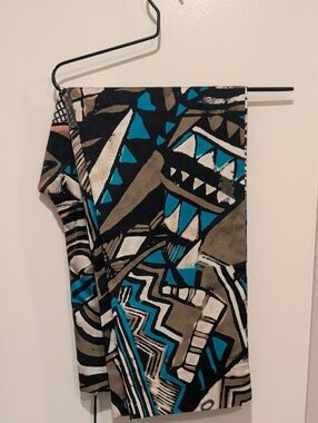 Lafayette 148 New York Abstract Geometric Trousers